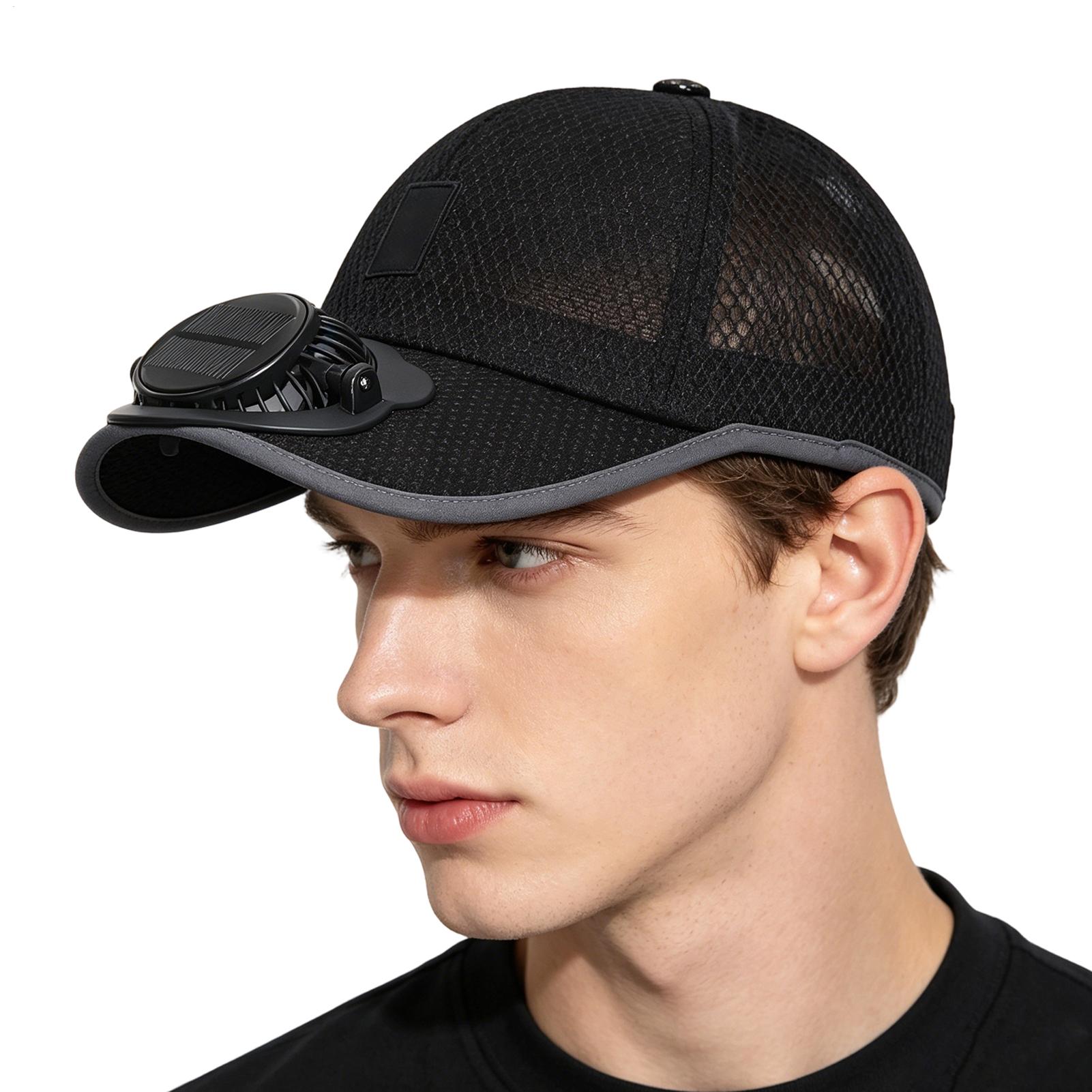 Outdoor Power Block - Breathable Sunhat with Solar Fan Sun
