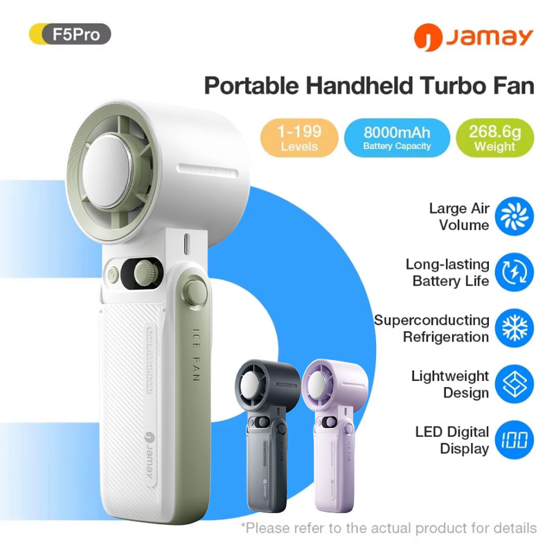 Outdoor Power Fan - Portable Handheld Fan Strong Wind 199