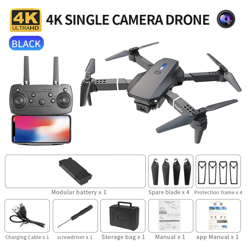 Power Switch Outdoor - E88 ProIntelligent Folding Drone Supports single/Dual