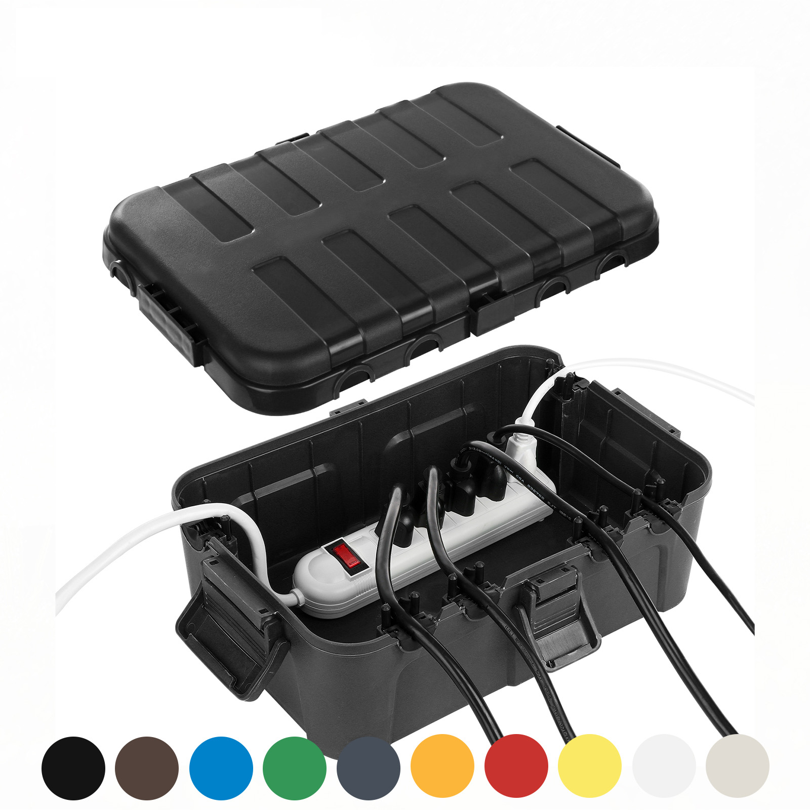 Outdoor Power Socket - Extra Large Outdoor Electrical Box,Waterproof Extension
