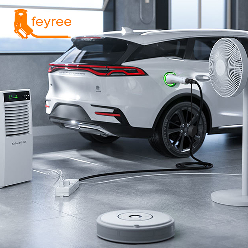 Feyree V2L Cable Electric Car  - Outdoor Power Socket recension och pris