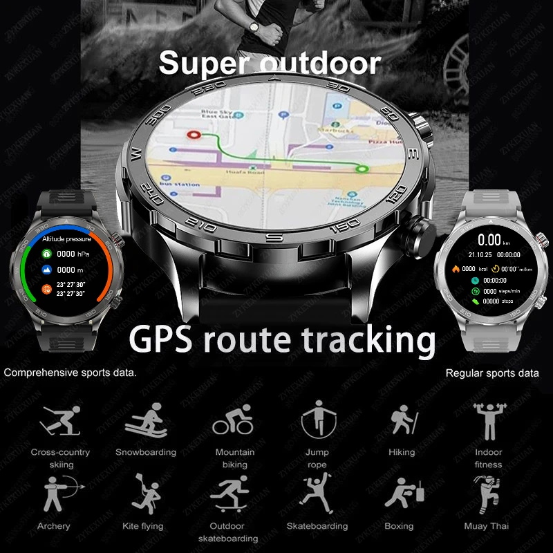 New GPS Track Smart Watch Men  - Outdoor Power Lead recension och pris