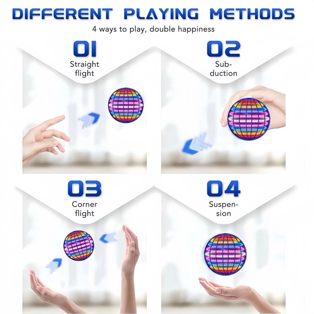 Flying Orb Boomerang Ball LED  - Outdoor Power Lead recension och pris