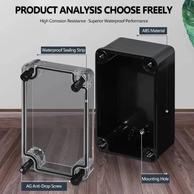 2pcs Transparent Cover Waterpr - Outdoor Power Distribution Box recension och pris