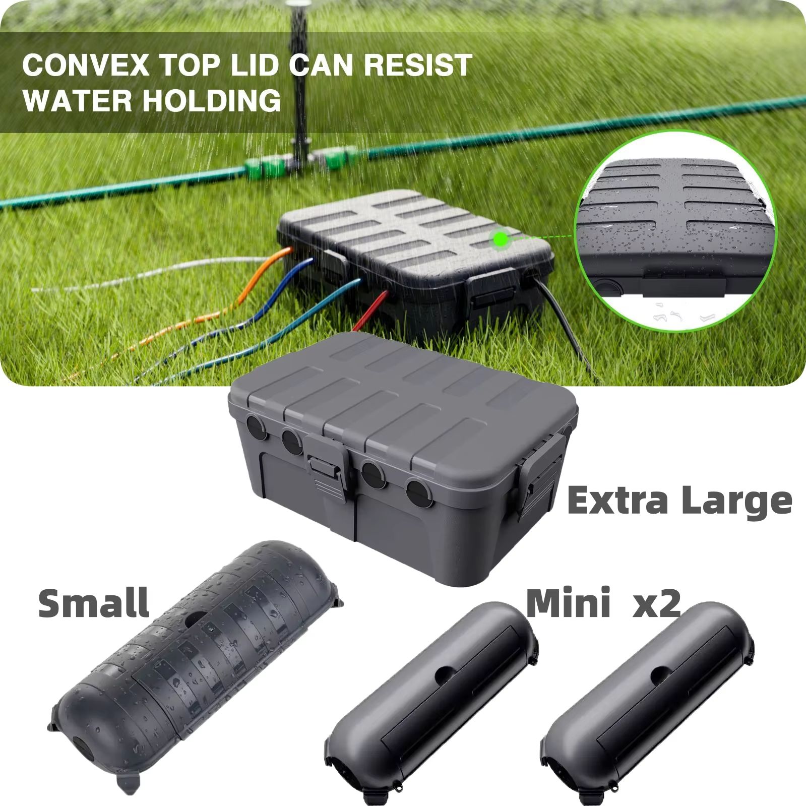 Large Weatherproof Outdoor Ele - Outdoor Power Lead recension och pris