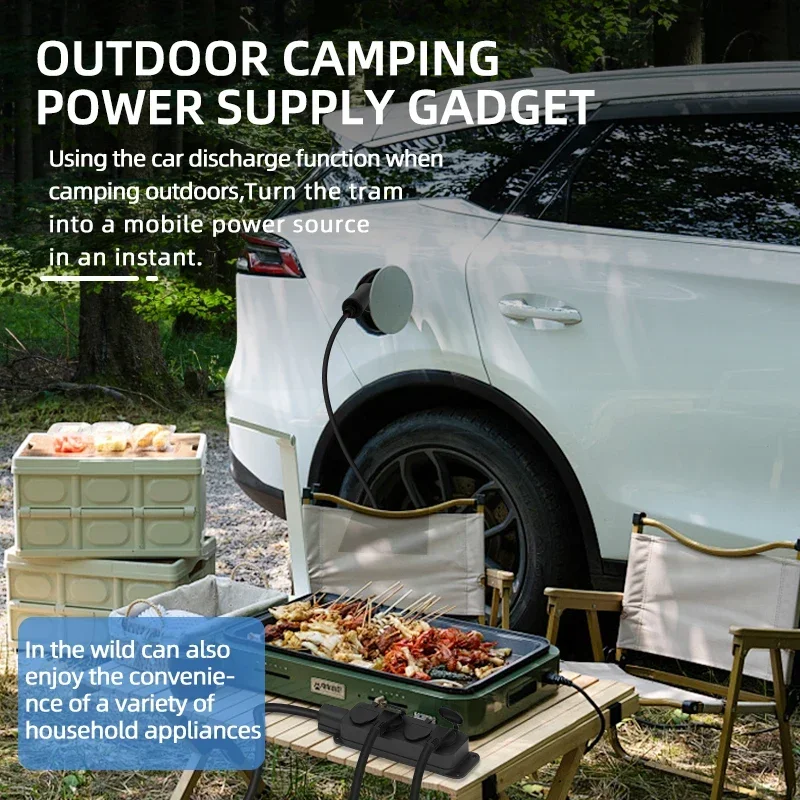 Portable 16A 4KW Electric Car  - Outdoor Power Socket recension och pris