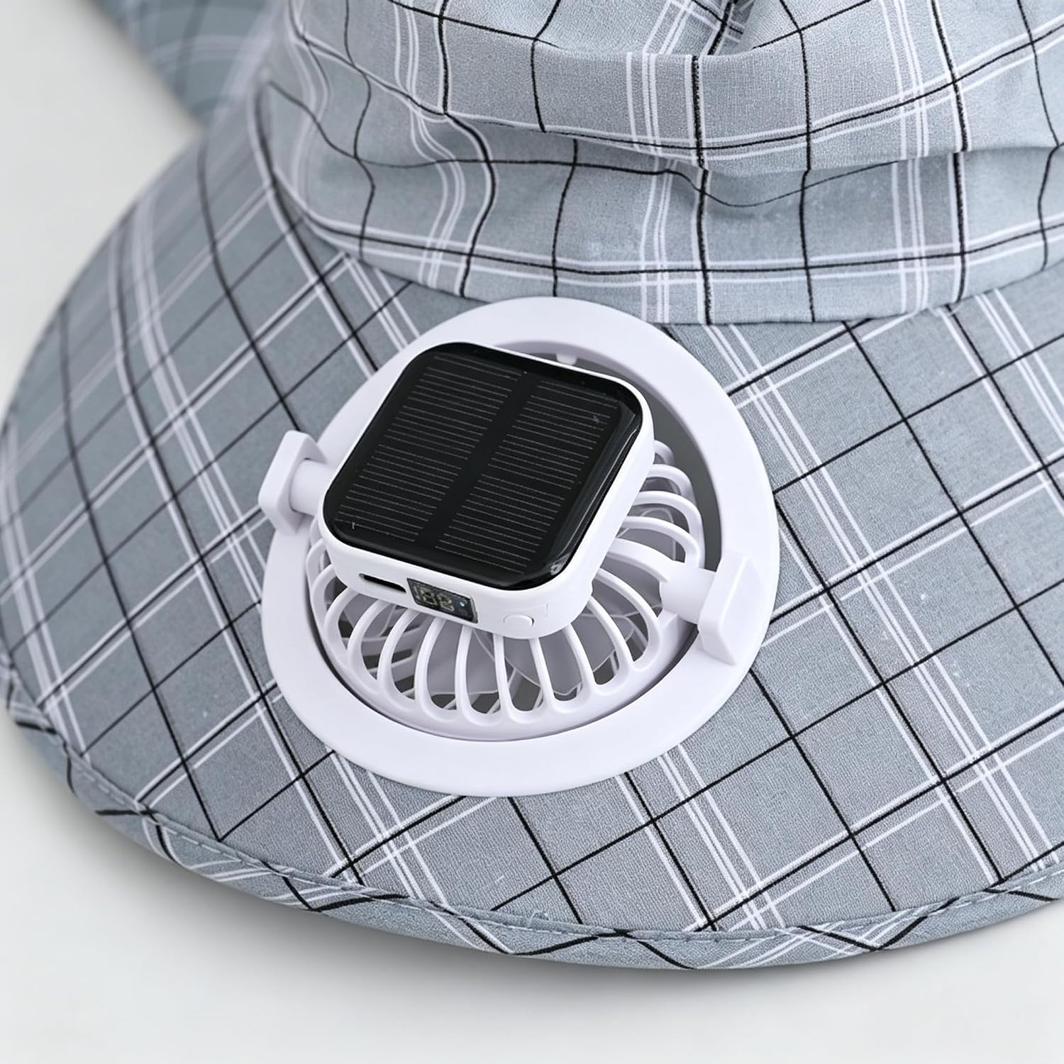1PC Solar Power Neck Guard Fan - Outdoor Power Fan recension och pris