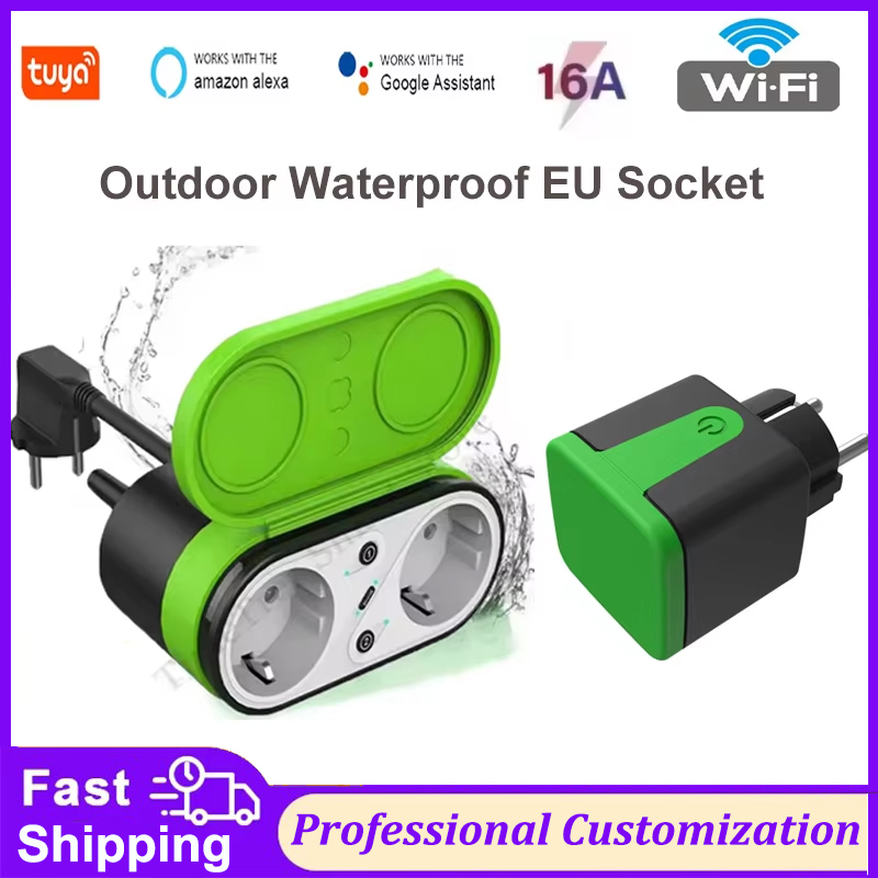 Tuya EU 16A Wifi Smart Outdoor - Outdoor Power Socket recension och pris