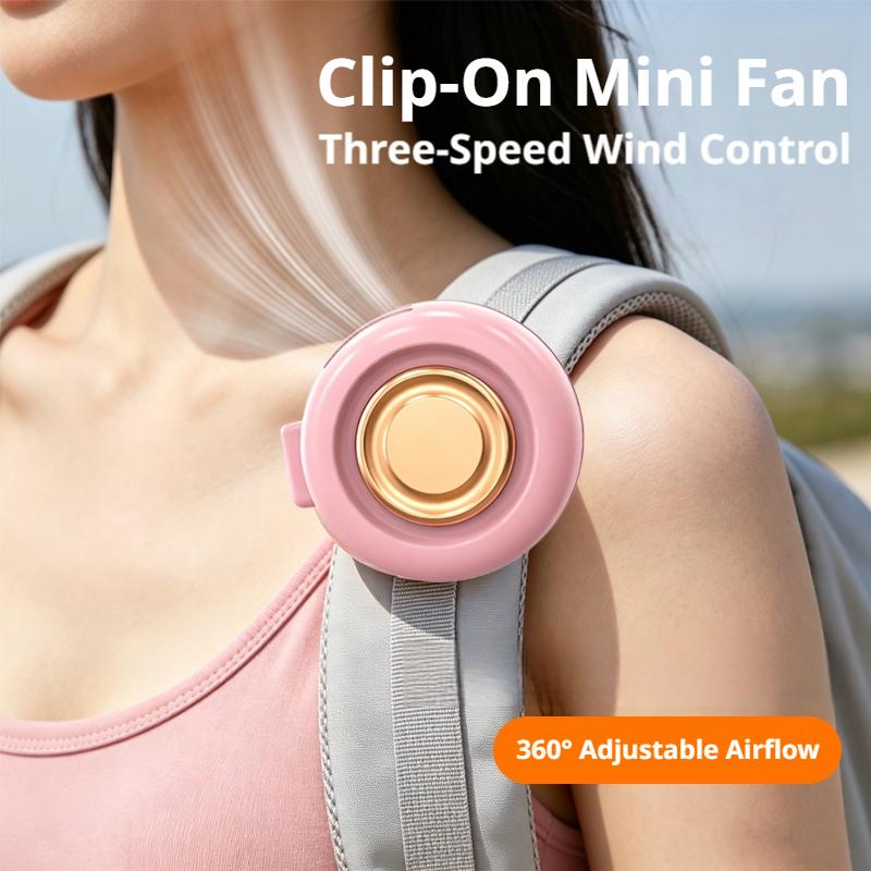 Portable Clip Fan Mini Handsfr - Outdoor Power Fan recension och pris