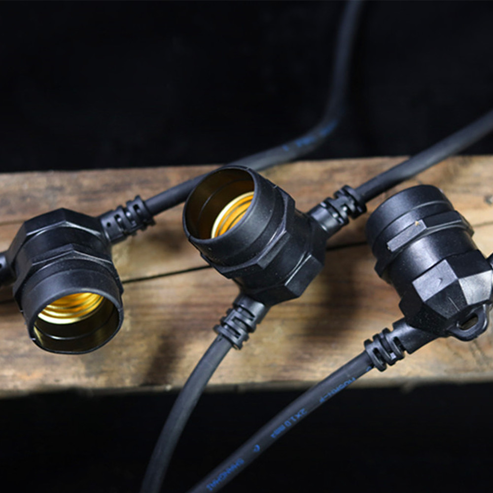 10M Cable LED String Commercia - Outdoor Power Socket recension och pris