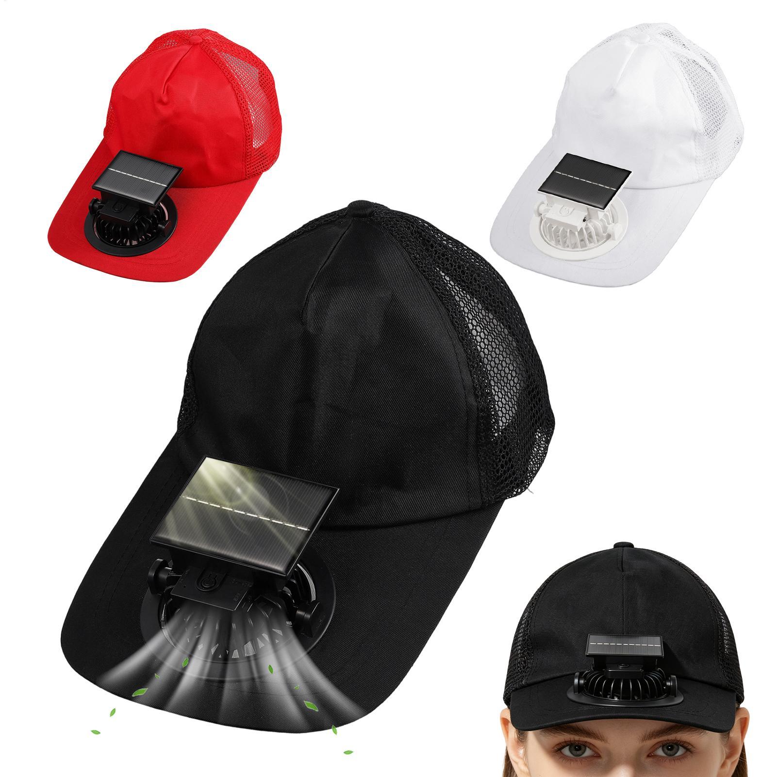 Solar Powered Fan Hat USB Char - Outdoor Power Block recension och pris