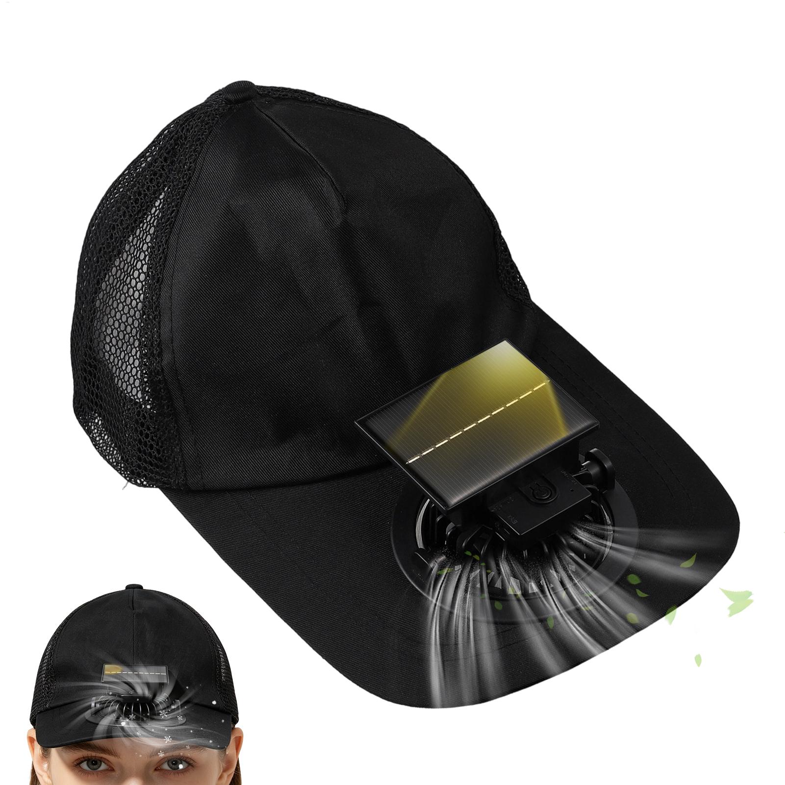 Solar Powered Fan Hat USB Char - Outdoor Power Block recension och pris
