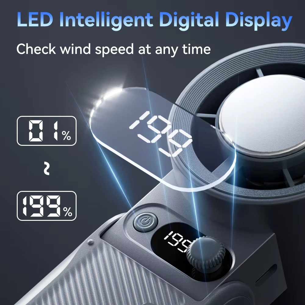 Portable Handheld Fan Strong W - Outdoor Power Fan recension och pris