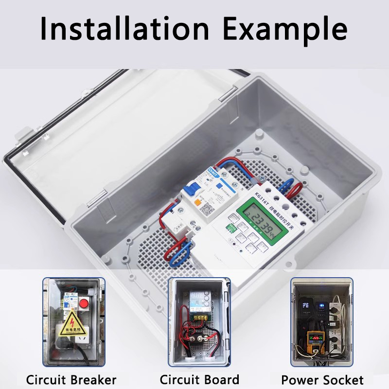 IP66 Waterproof Transparent Co - Outdoor Power Distribution Box recension och pris