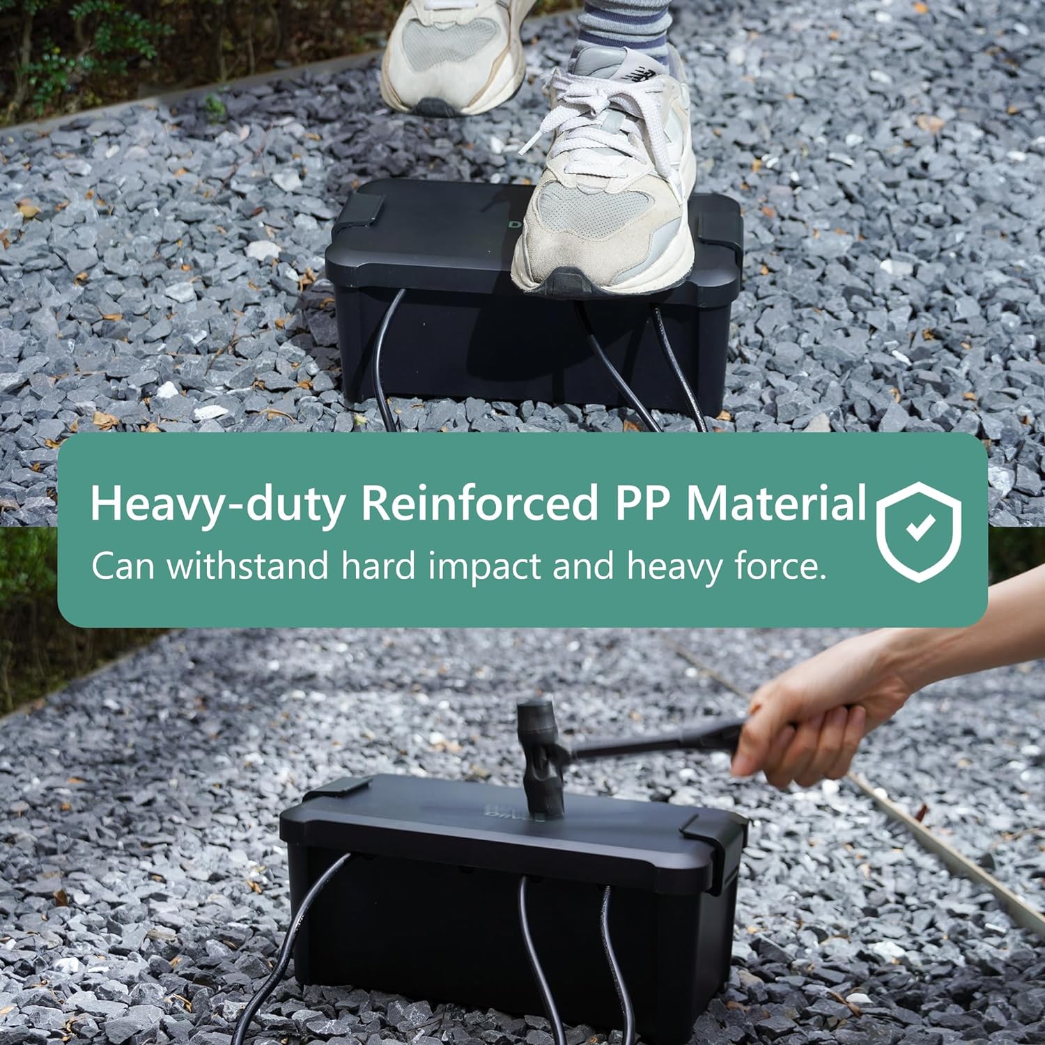 Diivoo Outdoor Waterproof Elec - Outdoor Power Distribution Box recension och pris