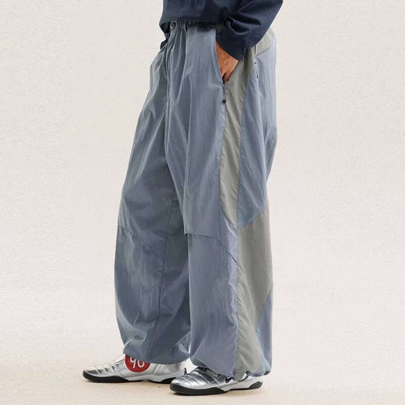 Men Color Block Wide Leg Pants - Outdoor Power Block recension och pris