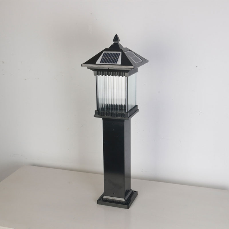Modern Solar Powered Lawn Ligh - Outdoor Power Block recension och pris