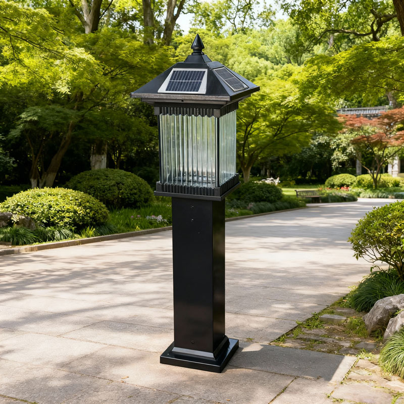 Modern Solar Powered Lawn Ligh - Outdoor Power Block recension och pris