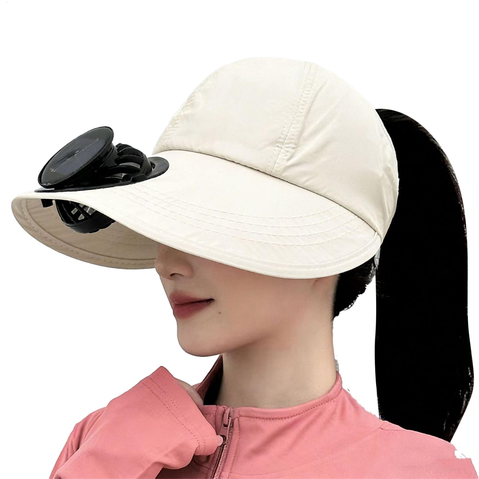 Solar-Powered Charging Fan Cap - Outdoor Power Block recension och pris