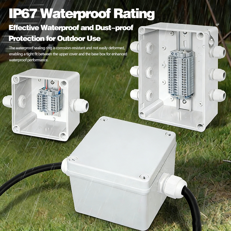 Waterproof Junction Box With P - Outdoor Power Block recension och pris
