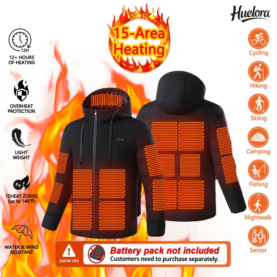 Huelora 11 Area Heated Jacket  - Outdoor Power Works recension och pris