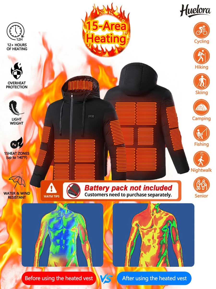 Huelora 11 Area Heated Jacket  - Outdoor Power Works recension och pris