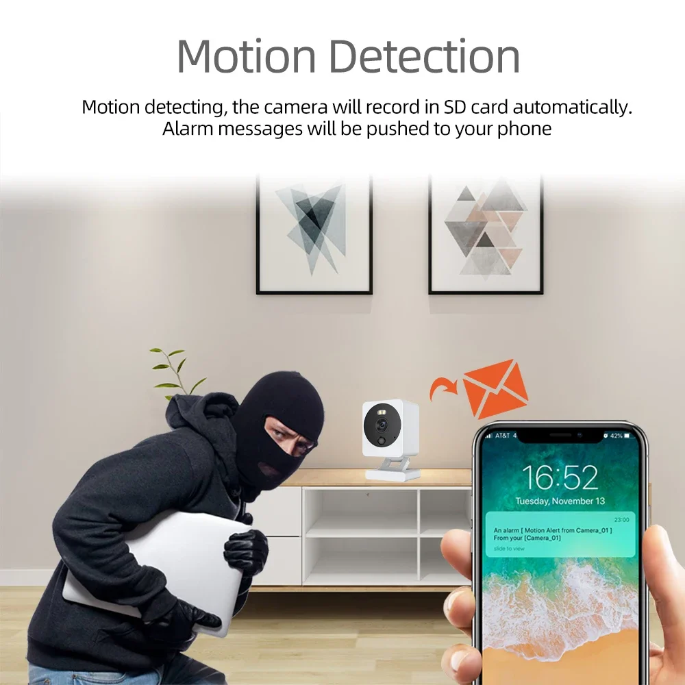 5MP Wifi Smart Home Baby Monit - Outdoor Power Block recension och pris
